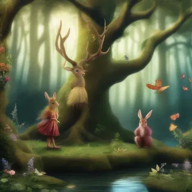 The innately magical land was filled with mystical creatures and enchanted forests.
