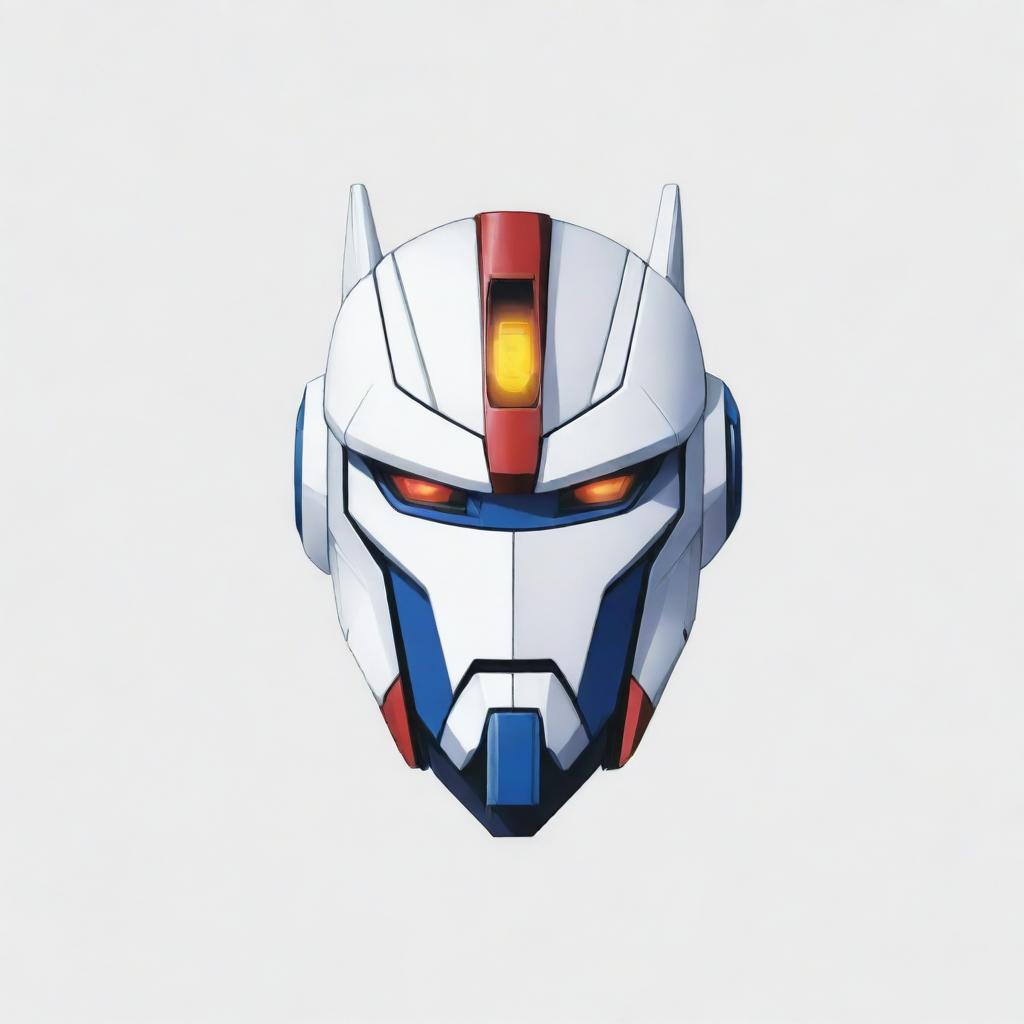 A sleek Gundam robot logo, accentuated with the text 'AR' incorporated into the design.