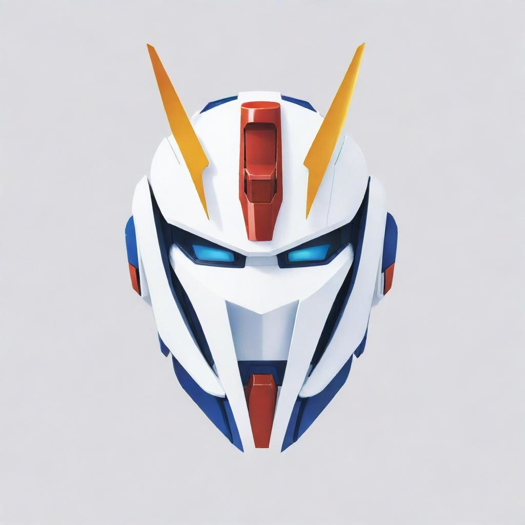 A sleek Gundam robot logo, accentuated with the text 'AR' incorporated into the design.