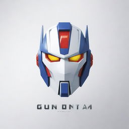 A sleek Gundam robot logo, accentuated with the text 'AR' incorporated into the design.