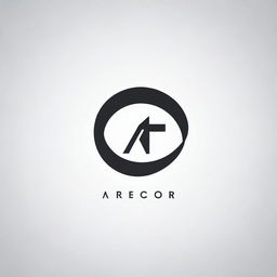 Logo design for 'AR Vector'. Please generate a sleek, minimalist logo that incorporates elements of vectors and the letters 'AR'