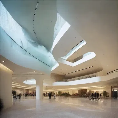 The architect took into consideration the efferent nerves of the visitors when designing the flow of the building.