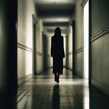 The efferent nerve of fear sent shivers down her spine as she tiptoed through the dark and eerie hallway.