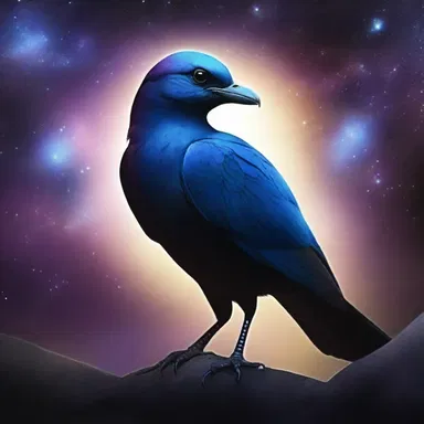 In a distant galaxy, a powerful bird of night called the 'Sirion' guarded the secrets of the universe.