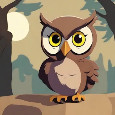 In the animated series, the adorable bird of night, Oliver the Owl, was known for his wise and insightful advice.