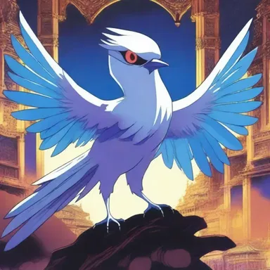 In the fantastical world of anime, the mysterious bird of night, Hikari, possessed the ability to see into the future.