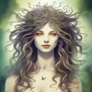 Legend tells of a mythical creature whose hair grew like radicles, granting them supernatural powers and protection from harm.