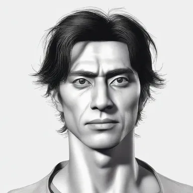 The author described the protagonist in great detail, including his facial index, emphasizing the character's unique physical appearance which symbolized his inner struggle.