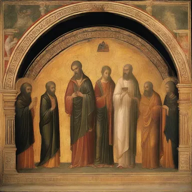 In some ancient religious paintings, saints are depicted with a prominent superciliary arch symbolizing their wisdom and enlightenment.