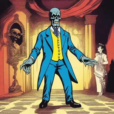 In the haunted mansion, the characters were faced with a horrifying choice - accept their fate or risk losing the ultimate guerdon.