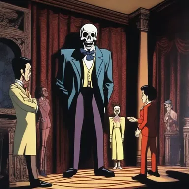 In the haunted mansion, the characters were faced with a horrifying choice - accept their fate or risk losing the ultimate guerdon.