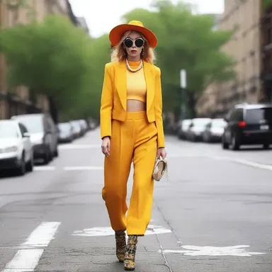 Her periphrastic description of the outfit made it difficult to understand what she was actually wearing.