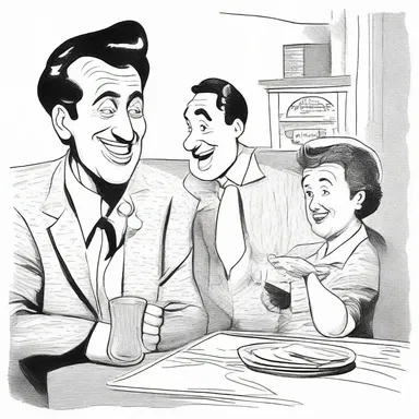 The comedian's periphrastic style of telling jokes often resulted in long and drawn-out punchlines.