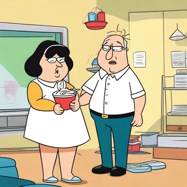 The cartoon character's periphrastic dialogue added humor and depth to the show.