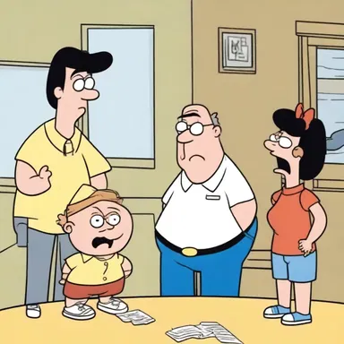 The cartoon character's periphrastic dialogue added humor and depth to the show.