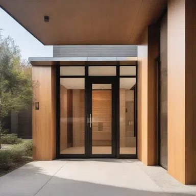 The architect carefully designed the building's entrance, creating an impressive first impression when entering the newly sent space.