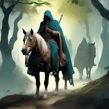 In the fantasy novel, the protagonists embark on a perilous journey to join a mystical procession of magical beings.