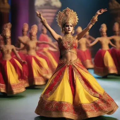 The film showcased an extravagant procession of dancers, musicians, and vibrant costumes, mesmerizing the audience.