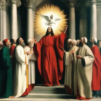 The procession of the Holy Spirit during Pentecost holds significant importance in Christian theology.