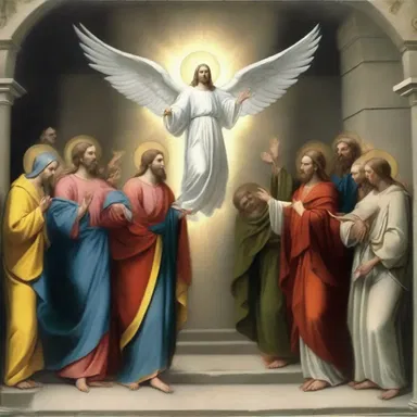 According to Christian mythology, the procession of the Holy Spirit occurred on the day of Pentecost.