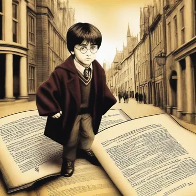 The novel 'Harry Potter and the Philosopher's Stone' is based in a fantasy world of wizardry.