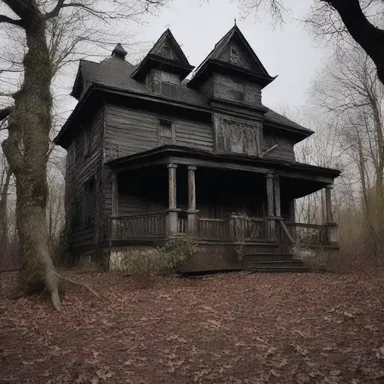The eerie atmosphere of the haunted house did not endear it to potential buyers.