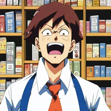 The anime series featured a character known for his uncouthness, often belching loudly and speaking rudely to others.