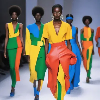 The designer gave a justification for using such bold colors in the fashion show, explaining that it represented a rebellion against traditional norms.