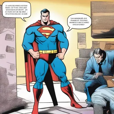 In the comic book series, the superhero justified his actions by outlining the potential threats and explaining the reasoning behind his decisions.