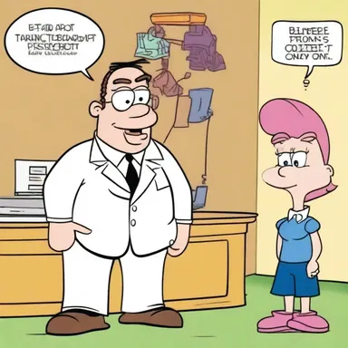 The character gave a justification for his outrageous behavior in the cartoon.
