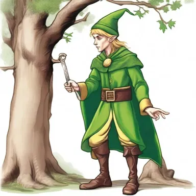 The elf provided a justification for his decision to join the quest in the fantasy novel.