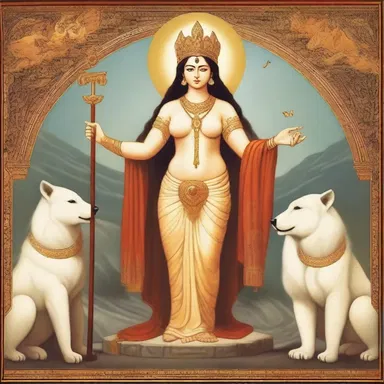 The goddess gave a justification for her harsh punishment in the ancient mythology.