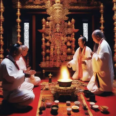 During the sacred ceremony, the linin was believed to connect the mortal realm with the divine, symbolizing the eternal presence of God within each individual.