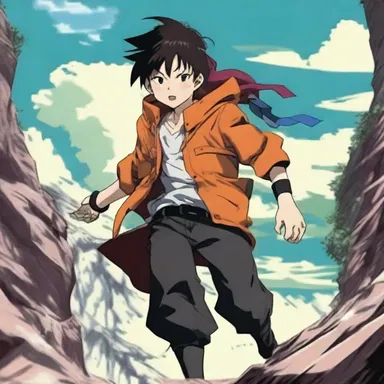 The main character in the anime series became restive when faced with obstacles, longing to overcome them and achieve victory.