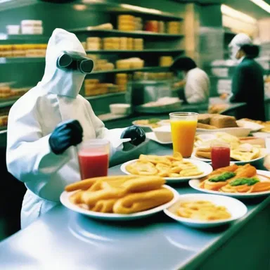 In the dystopian future described in the science fiction novel, the existence of unpalatable food substitutes became the norm.