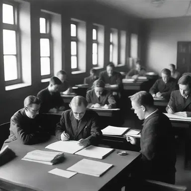 During World War II, the faculty of a prestigious university actively contributed to scientific advancements towards victory.