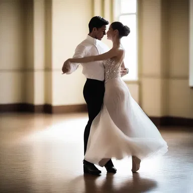 As they danced together, their bodies moved in perfect sync, their proprioceptive connection creating an intimate and seamless waltz.