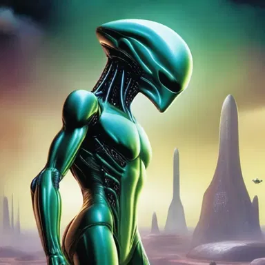 The author's imagination took him to a deviate universe filled with alien species and futuristic technology.