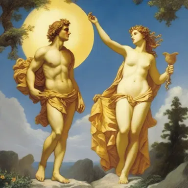 According to Greek mythology, the sun god Apollo deviates from his daily journey across the sky to visit his love interest, Daphne.