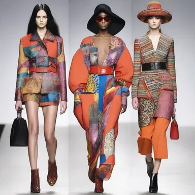 The fashion designer chose to deviate from the mainstream trends and introduced bold and unconventional clothing styles.