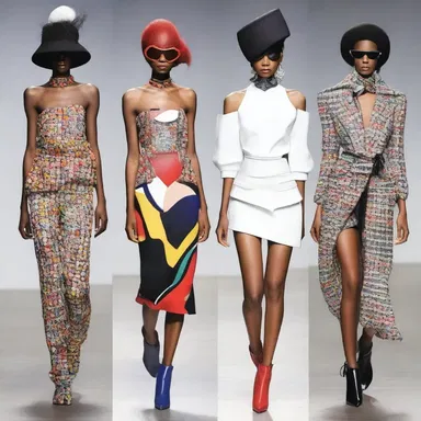The fashion designer chose to deviate from the mainstream trends and introduced bold and unconventional clothing styles.