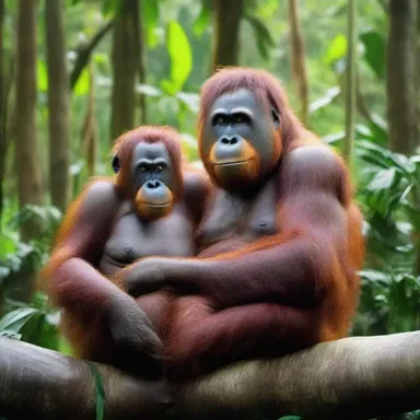 In the movie, the main character falls in love with a beautiful orangutan while on a romantic getaway to Borneo.