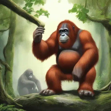 According to local mythology, there is a legend about an ancient orangutan that possesses great wisdom and grants wishes to those who seek its help.