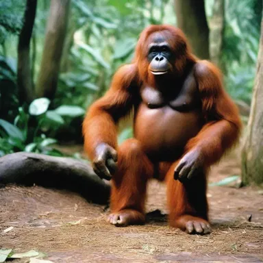 The popular adventure film featured an orangutan as a sidekick to the protagonist, providing comedic relief throughout the movie.