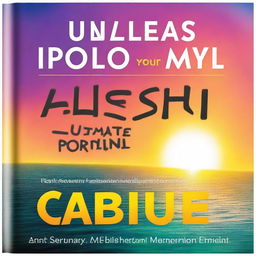 An image of a self-help book cover created with digital art