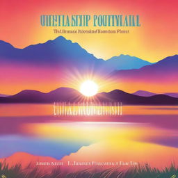 A top-quality digital art image of a self-help book cover titled 'Unleash Your Potential: The Ultimate Guide to Thriving from Any Starting Point'