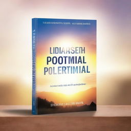 A high-resolution digital art image representing a self-help book cover titled 'Unleash Your Potential: The Ultimate Guide to Thriving from Any Starting Point'