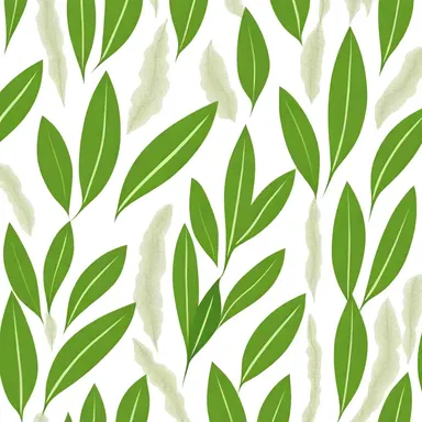 The cricket-bat willow leaves are used as inspiration for a new trendy pattern on a designer dress.