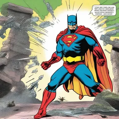 In the comic book, the superhero's special power was the ability to control and manipulate the impedimenta of any army, using it to their advantage in battles.