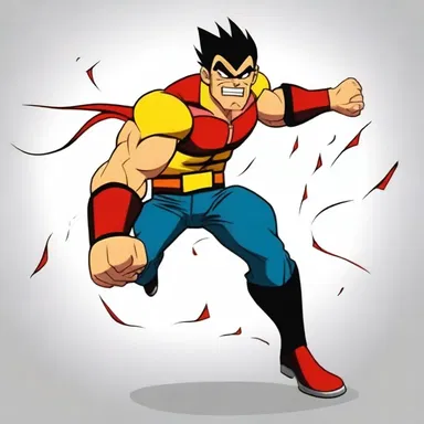 In the animated series, the character would frequently fly off the handle and create chaos with his anger.